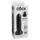 Dildo Realista con Glande Retractil Color Negro 6