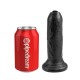 Dildo Realista con Glande Retractil Color Negro 6