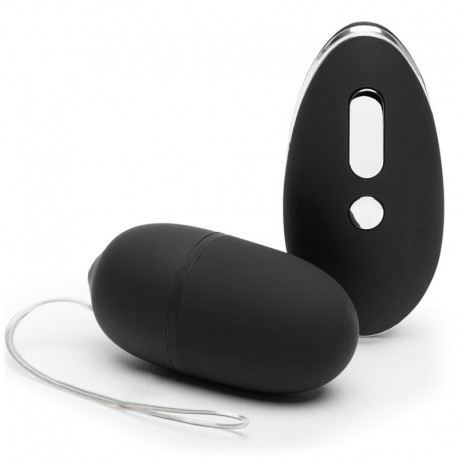 Huevo Vibrador con Control Remoto USB Negro