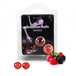 Secret Play Set 2 Brazilian Balls Aroma Frutas del Bosque